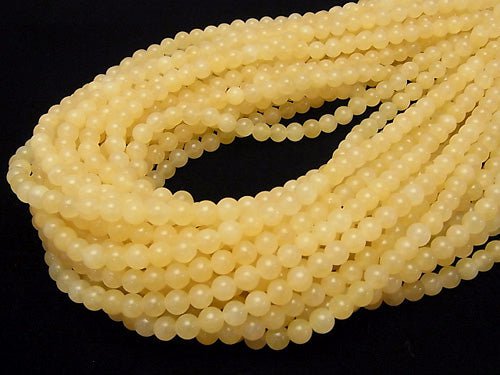 1strand $5.79! Yellow Jade Round 6mm 1strand beads (aprx.15inch / 38cm)
