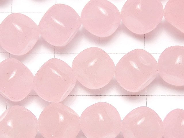 1strand $6.79! Light Pink Jade Dice 9x9x9mm 1strand beads (aprx.15inch / 38cm)