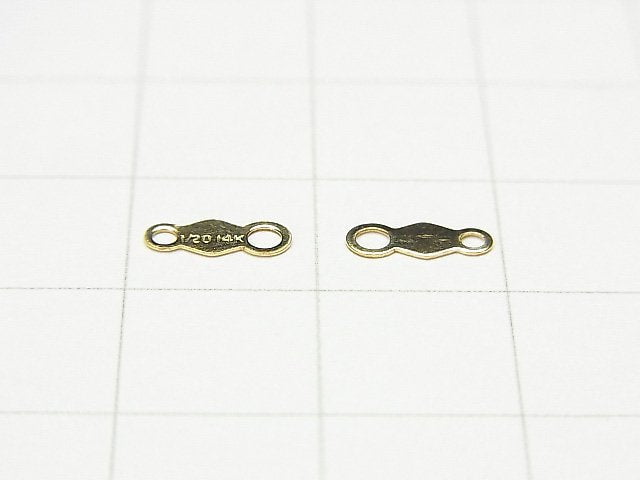 14KGF Plate 8x3mm 4pcs