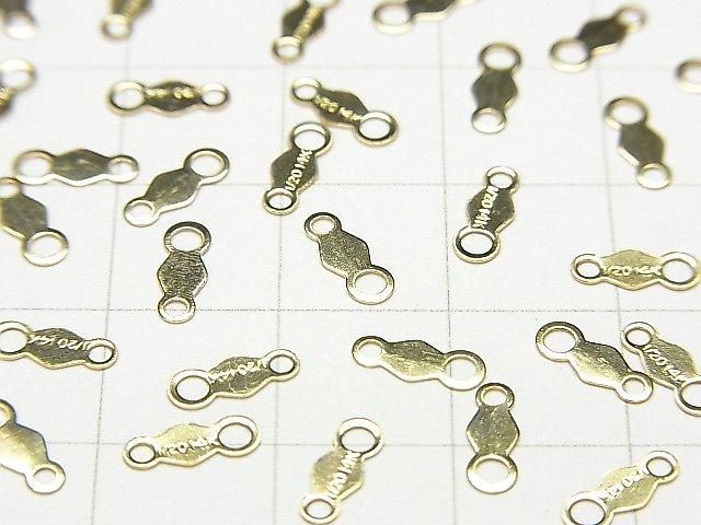 Plaque 14KGF 8x3mm 4 pièces