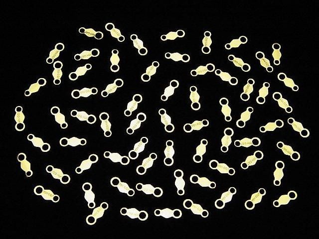 Plaque 14KGF 8x3mm 4 pièces