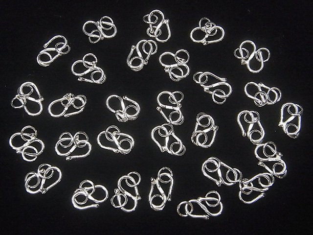 Silver925 Jump Ring S Hook 8mm9mm11mm No coating 2pcs