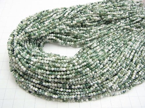 1strand $3.79! Tree Agate Round 2mm 1strand beads (aprx.15inch / 38cm)