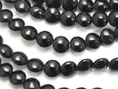Onyx  Coin 6x6x4mm 1strand beads (aprx.15inch/38cm)