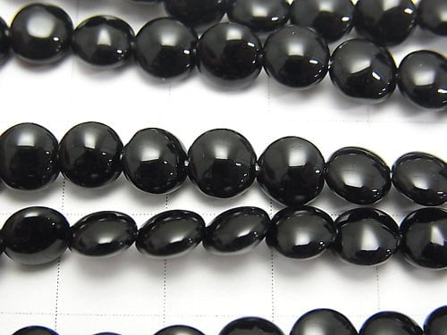 1strand $5.79! Onyx  Small Size Coin 6x6x4mm 1strand beads (aprx.15inch/38cm)