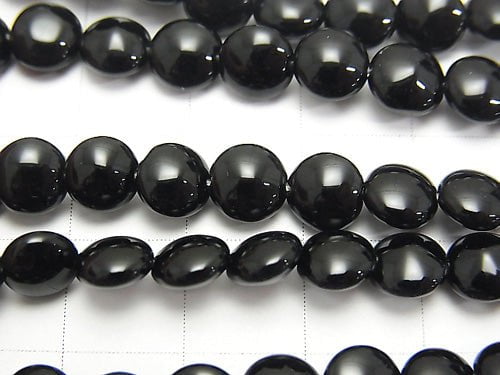 Onyx  Coin 6x6x4mm 1strand beads (aprx.15inch/38cm)