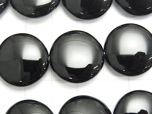 Onyx  Coin 20x20x8mm half or 1strand beads (aprx.15inch/36cm)