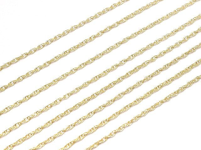 14KGF Rope Chain 1.2mm [40cm][45cm][50cm][60cm][75cm] Necklace 1pc