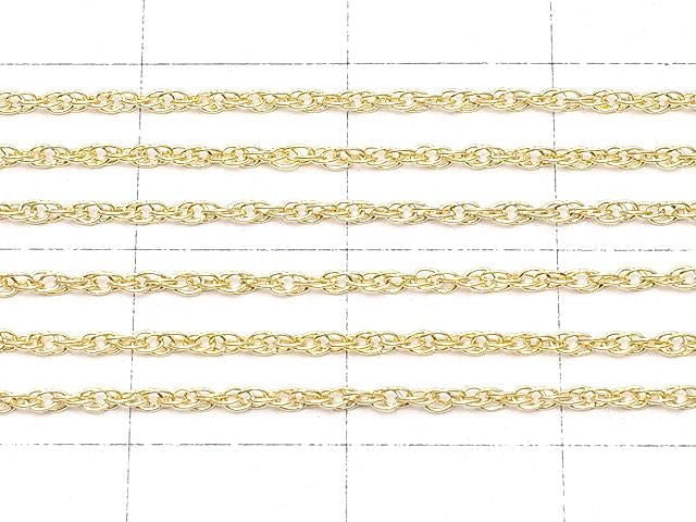 14KGF Rope Chain 1.1mm [40cm][45cm][50cm][60cm][75cm] Necklace 1pc