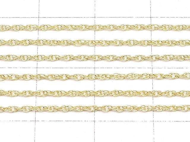 14KGF Rope Chain 1.1mm [40cm][45cm][50cm][60cm][75cm] Necklace 1pc