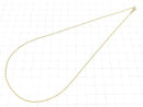 14KGF Rope Chain 1.1mm [40cm][45cm][50cm][60cm][75cm] Necklace 1pc