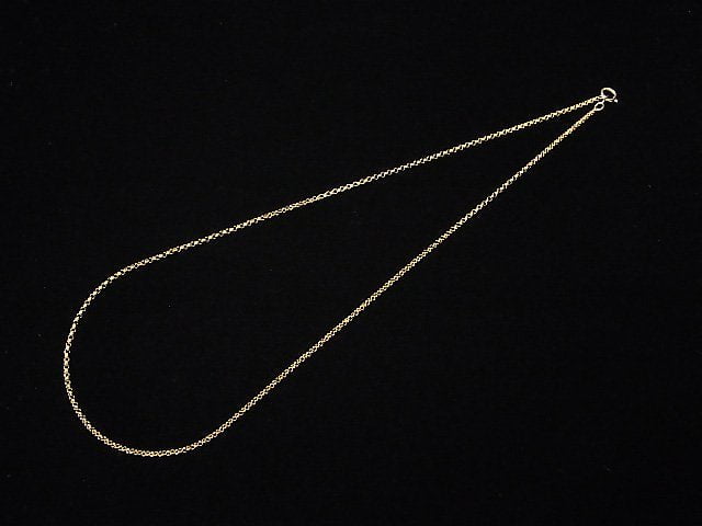 14KGF Rolo Chain 1.4mm [40cm][45cm][50cm][60cm][75cm] Necklace 1pc