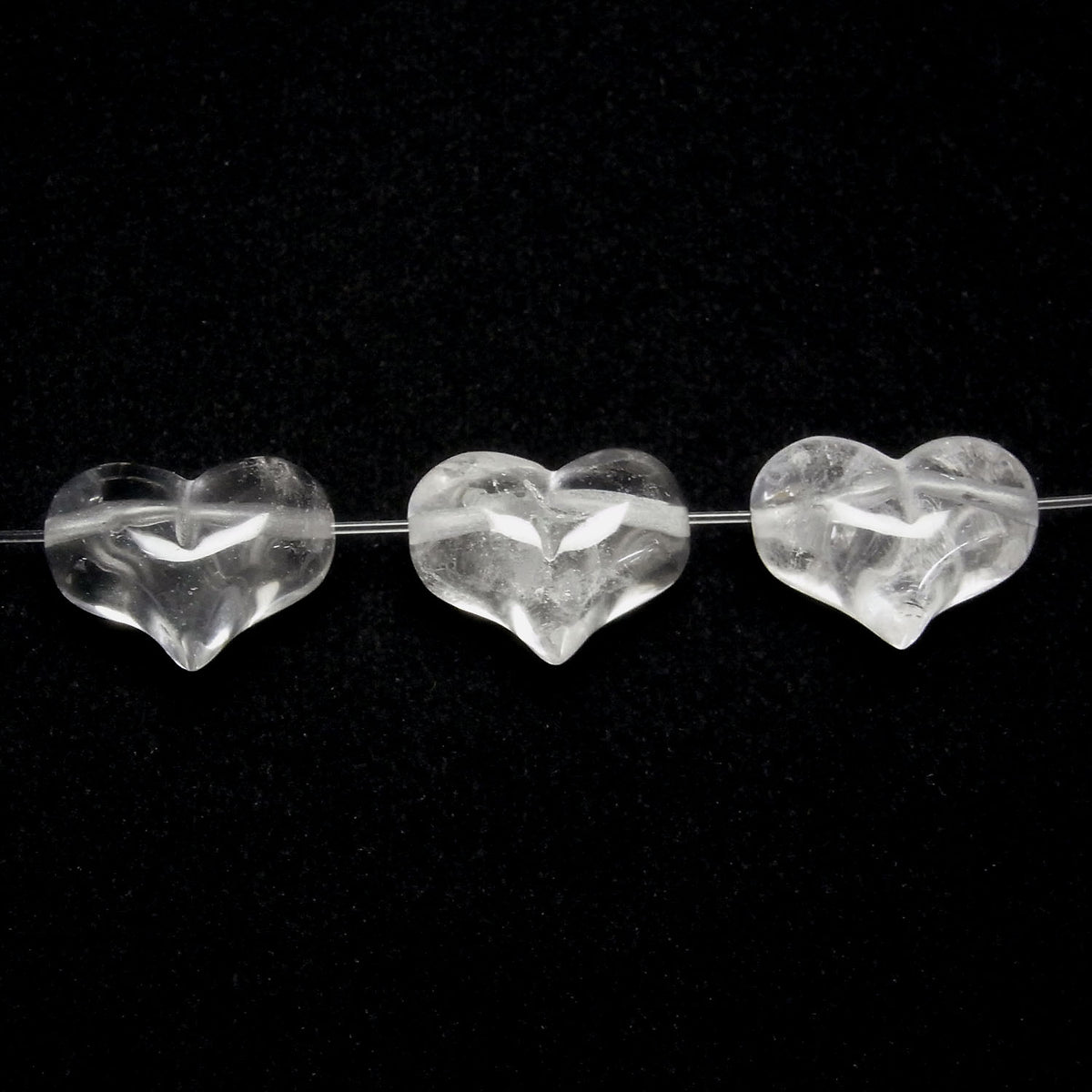 Quartz Cristal AA++ Cœur 14x18mm [] 3pcs