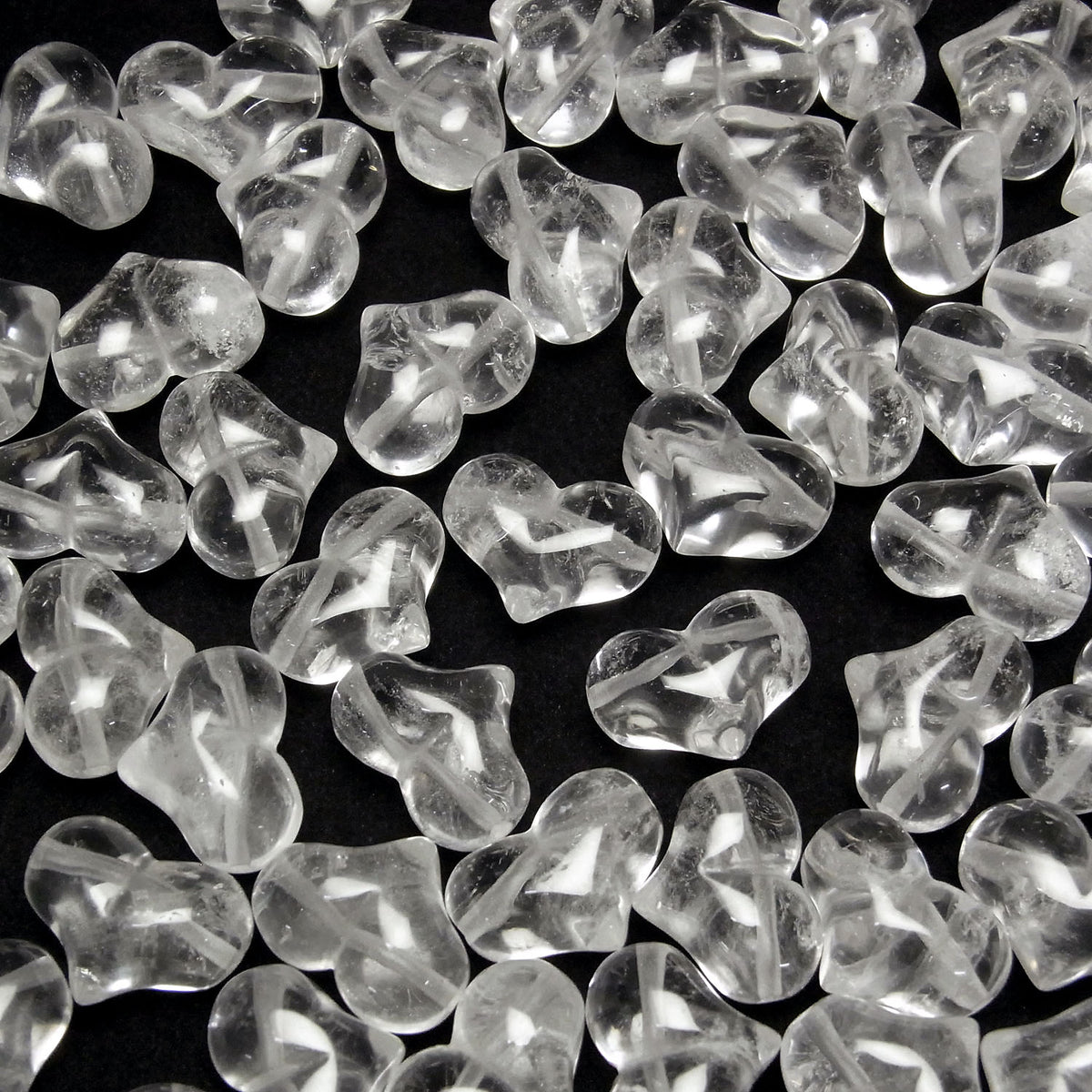 Quartz Cristal AA++ Cœur 14x18mm [] 3pcs