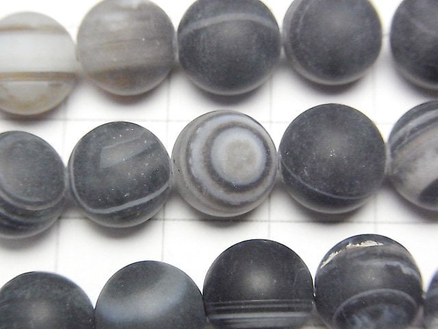 [Video] 1strand $8.79! Frost Tibet Agate (Eye Agate) Round 10mm 1strand beads (aprx.15inch / 36cm)