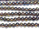 [Video] Flash,Smoky Quartz Round 4mm 1strand beads (aprx.15inch/38cm)