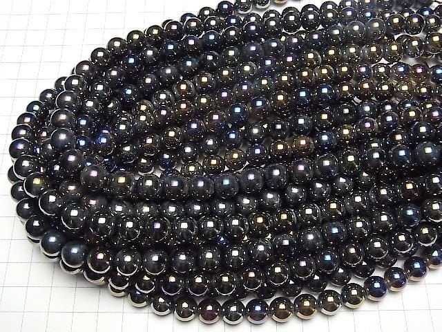 [Video] Flash, Smoky Quartz Round 10mm half or 1-strand beads (approx. 15 inches/38 cm)