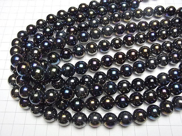 [Video] Flash,Smoky Quartz Round 12mm half or 1strand beads (aprx.15inch/38cm)