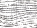 Hematite Cube 2 x 2 mm x 2 mm Silver Coating 1 strand beads (aprx.15 inch / 38 cm)