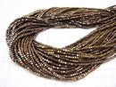 1strand $3.79! Hematite Cube 2x2x2mm Bronze Coating 1strand beads (aprx.15inch / 37cm)