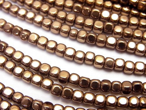 Cube, Hematite Gemstone Beads