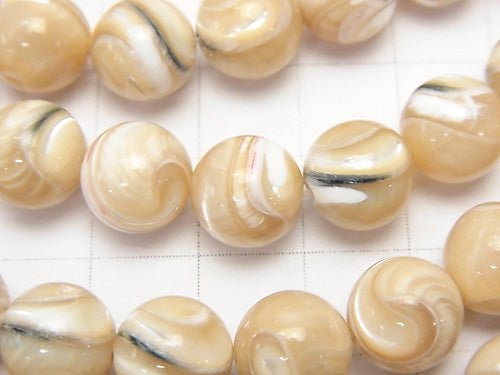 [Video] Mother of Pearl MOP Green Mix Round 6 mm, 8 mm, 10 mm, 12 mm 1 strand