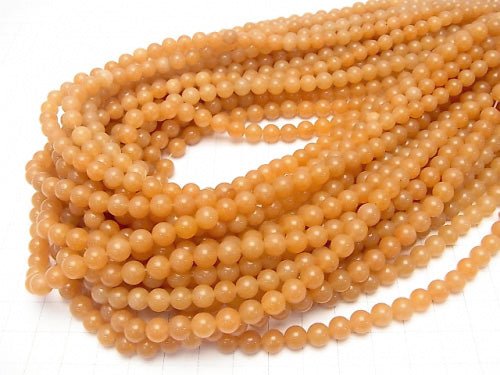 1strand $4.79! Orange Aventurine Round 6mm 1strand beads (aprx.15inch / 38cm)