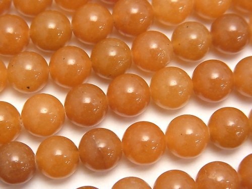 Orange Aventurine Round 8.5mm 1strand beads (aprx.15inch/36cm)