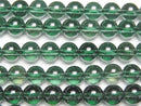 [Video] Green Quartz Round 6.5mm 1-strand beads (approx. 15 inches/37 cm)