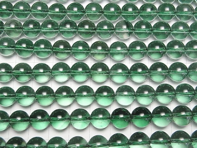 [Video] Green Quartz Round 10mm half or 1strand beads (aprx.15inch/37cm)