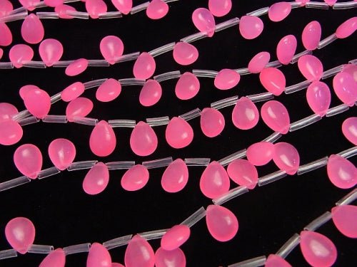 1strand $6.79! Pink Jade Pear shape 12x8x4mm 1strand beads (aprx.15inch / 38cm)