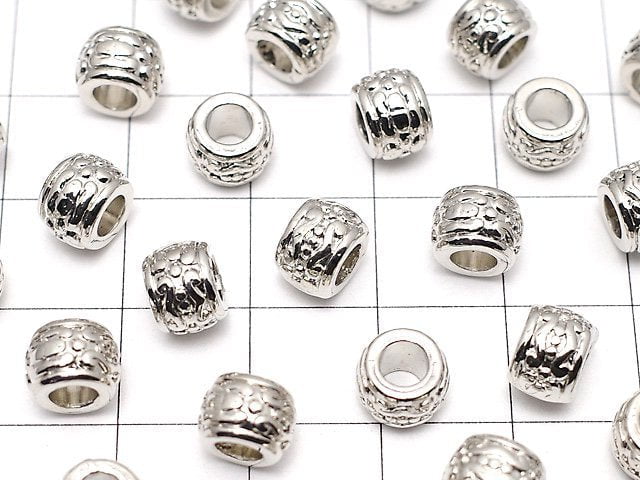 Metal Parts Roundel 7 x 7 x 5 mm Silver Color 5 pcs $2.39!