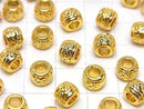 Metal parts Rondelle 7x7x5mm Gold color 5pcs