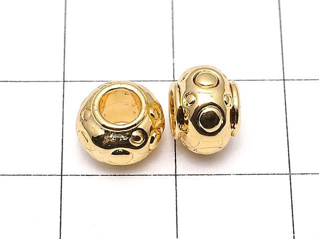 Metal Parts Rondelle 8 x 8 x 6 mm Gold Color 5 pcs $2.39!