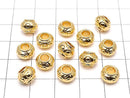 Metal Parts Rondelle 8 x 8 x 6 mm Gold Color 5 pcs $2.39!
