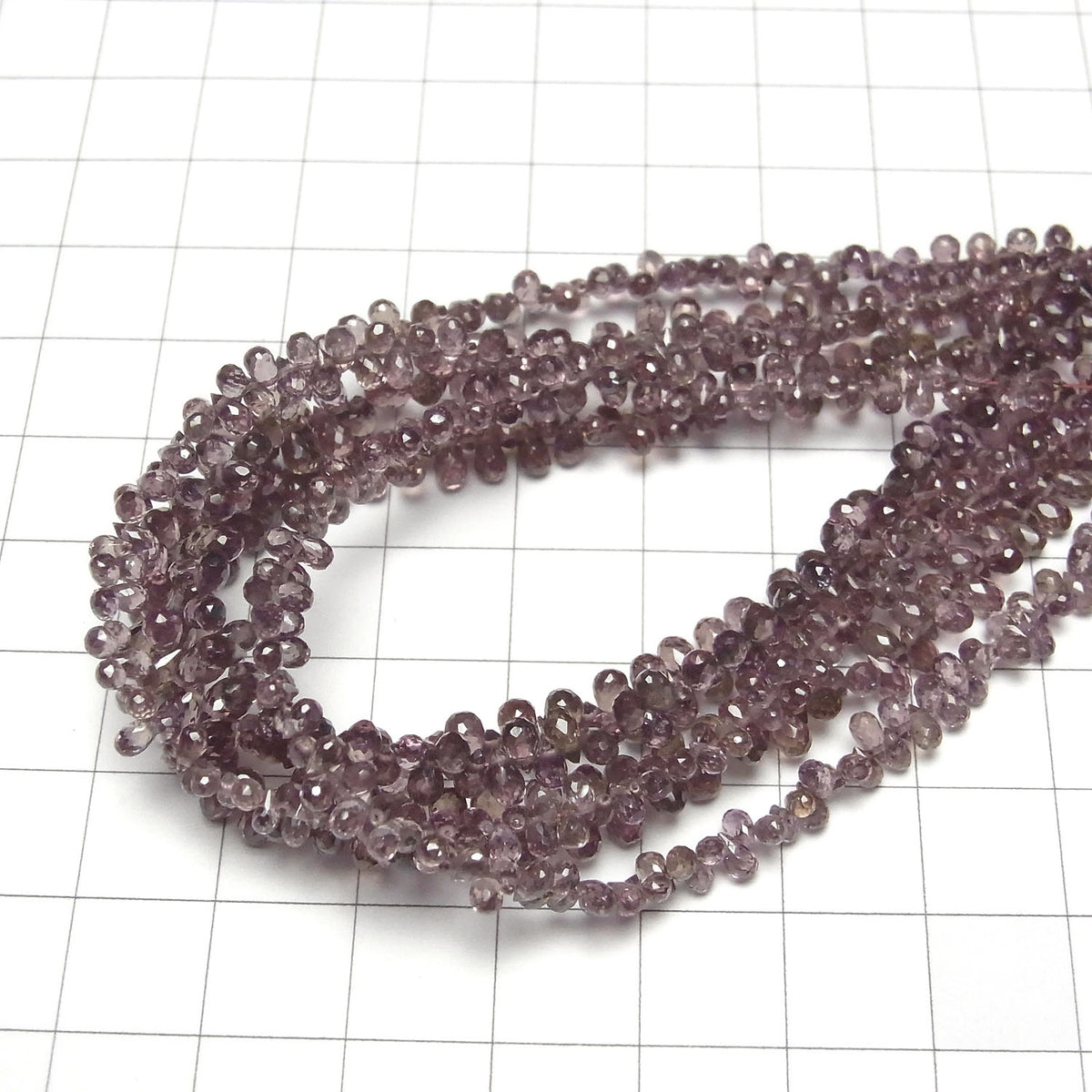 Hochwertig Farbwechselnder Granat AAA Tropfen facettiert Briolette halbe oder 1Strang Perlen (ca. 7 Zoll/18 cm)