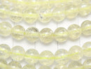 1strand $9.79! Crack Lemon Quartz Round 6mm 1strand beads (aprx.15inch / 38cm)
