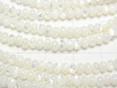 [Video] Mother of Pearl MOP White Rondelle 4x4x3mm 1strand beads (aprx.15inch/38cm)