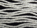 [Video] Mother of Pearl MOP White Rondelle 6x6x4mm 1-strand beads (approx. 15 inches/38 cm)