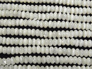 [Video] Mother of Pearl MOP White Rondelle 8x8x4mm Half or 1-Strand Beads (approx. 15 inches/36 cm)