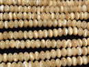 Mother of Pearl MOP Beige Rondelle 8x8x5mm 1strand (aprx.15inch/38cm)