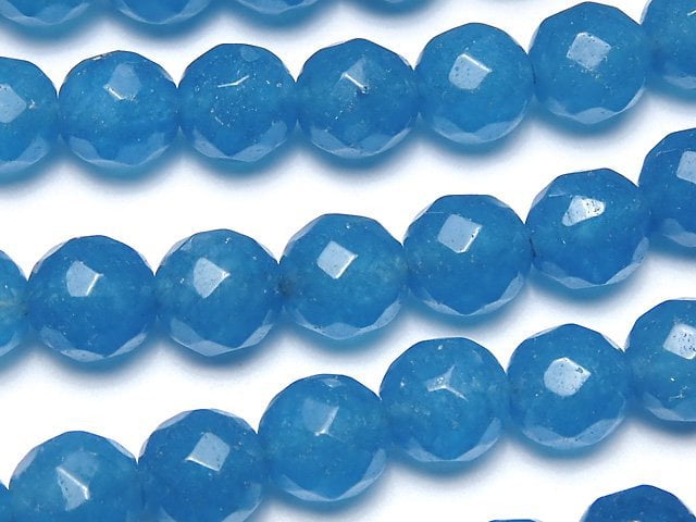 Faceted Round, Jade Gemstone Beads