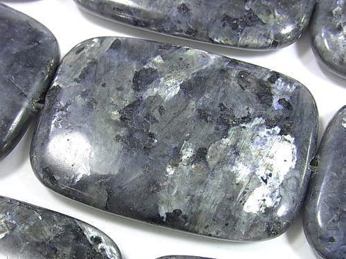 Larvikite, Rectangle Gemstone Beads