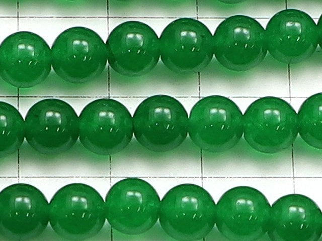 Green Jade Round 6mm 1strand beads (aprx.15inch / 38cm)