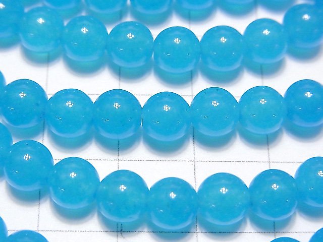 Blue Jade Round 6mm NO.3 1strand beads (aprx.15inch / 36cm)
