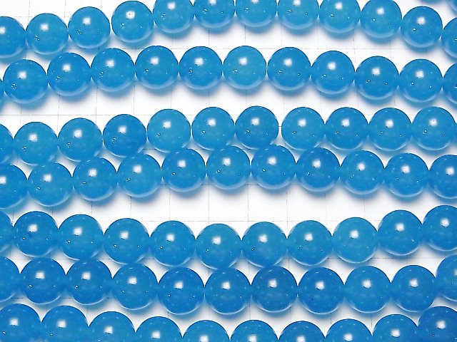 Blue Jade Round 12mm NO.3 1strand beads (aprx.15inch / 36cm)