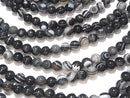 1strand $8.79! Tibetan Agate Round 8mm [2mm hole] 1strand beads (aprx.14inch / 35cm)