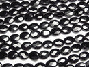 Onyx  Faceted Oval 10x8x4mm half or 1strand beads (aprx.15inch/38cm)