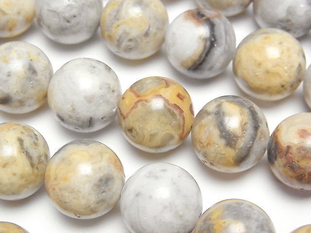 [Video] Crazy Lace Agate Round 14mm half or 1strand beads (aprx.14inch/35cm)