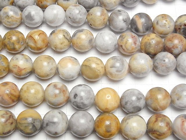 [Video] Crazy Lace Agate Round 14mm half or 1strand beads (aprx.14inch/35cm)